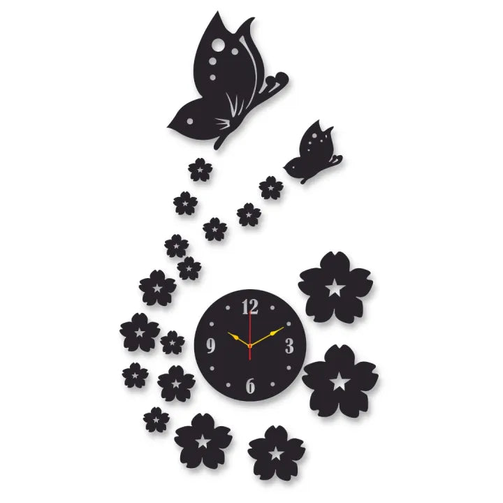 3d wall clock