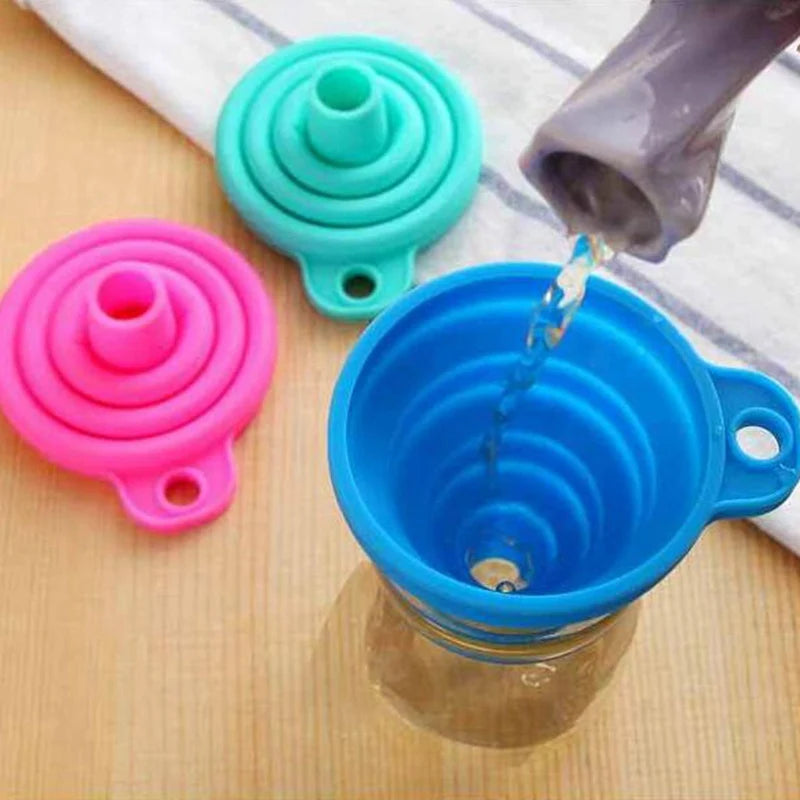 Silicone Oil Funnel, Kitchen Liquid Oil Dispensing Tool
