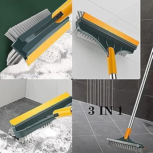 2 in 1 Floor Cleaning Brush Bathroom Tile