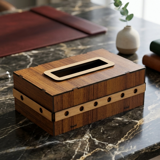Premium Tissue Box Holder
