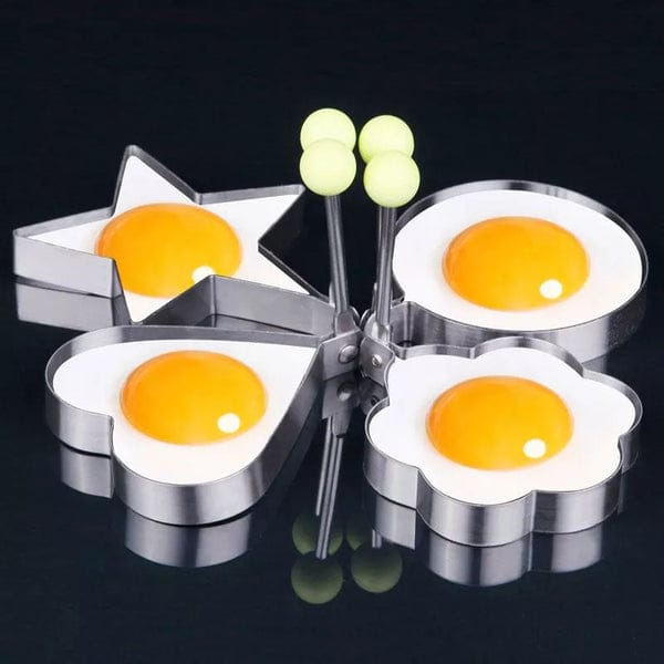 Pack of 4 Egg Shaper Kitchen Tools Star