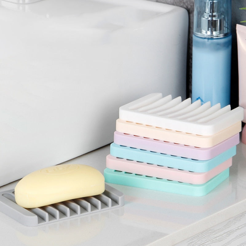 Silicone soap dish Drainer Tray