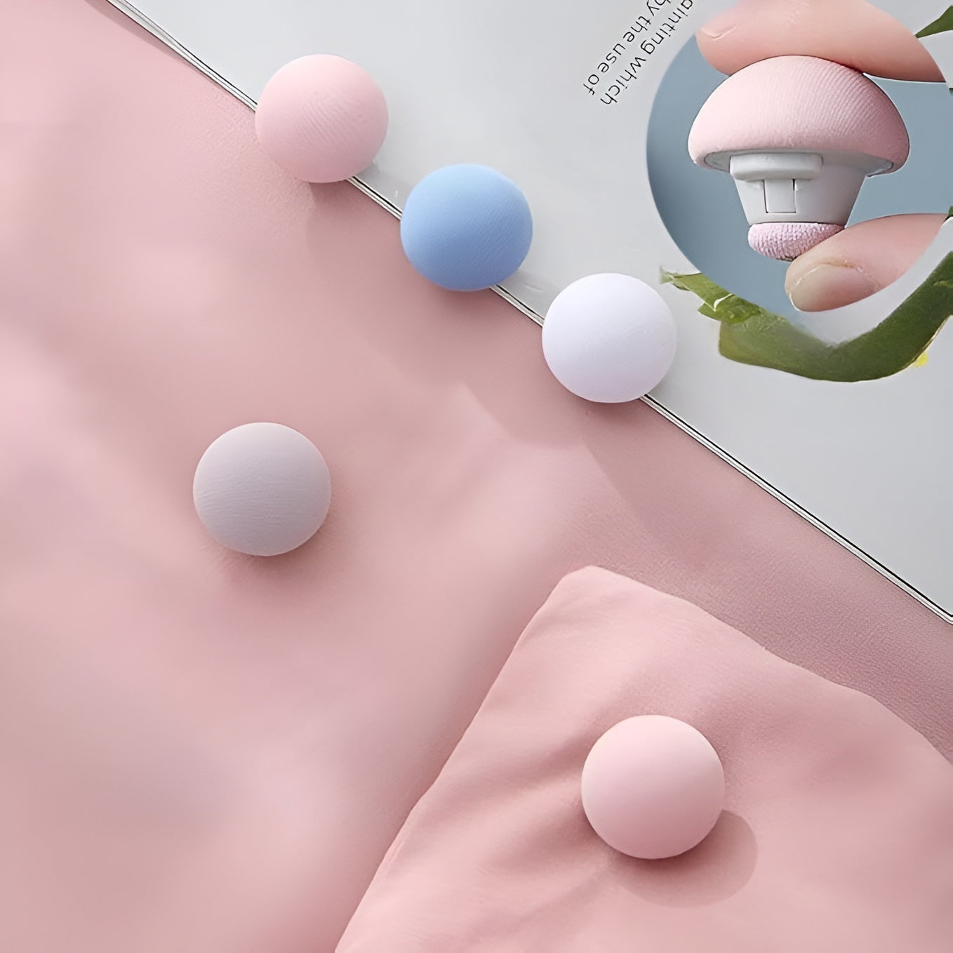 Premium Mushroom-Style Bedsheet Clips