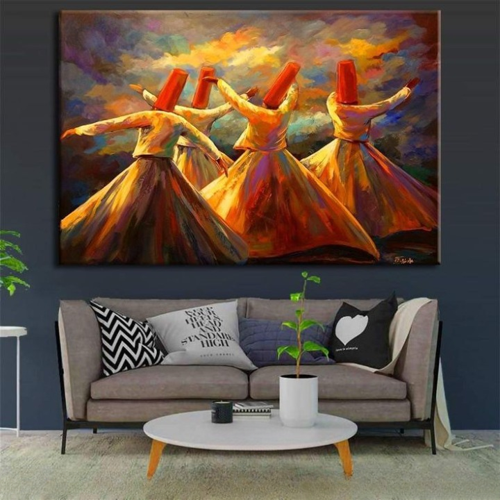 Whirling Dervish Wall Art Painting