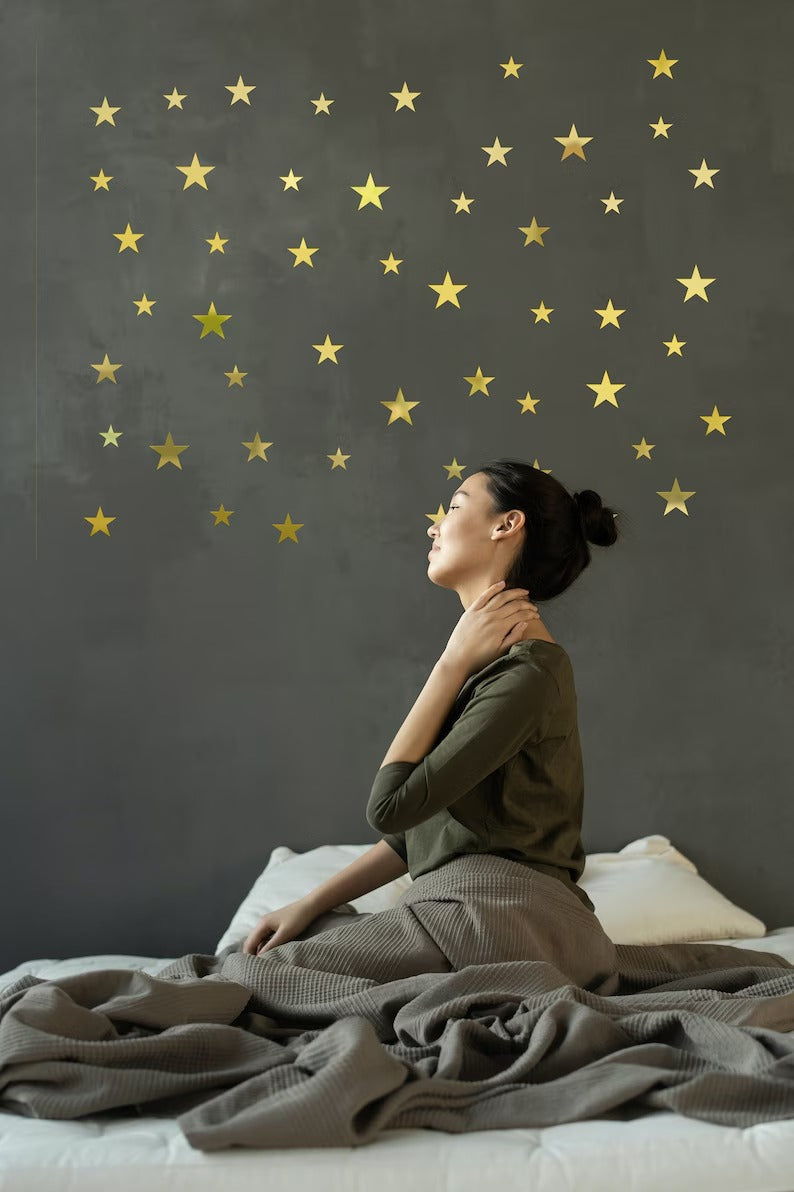 15 stars Mirror Matrial Acrylic Wall Art Decor
