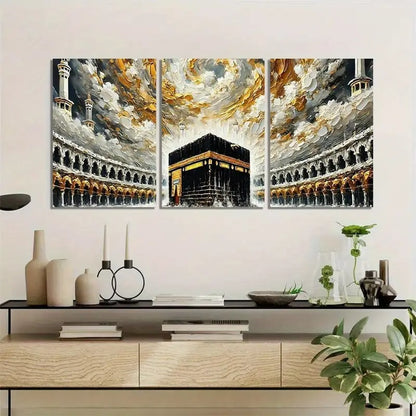 Khana Kaba Wooden Wall Art