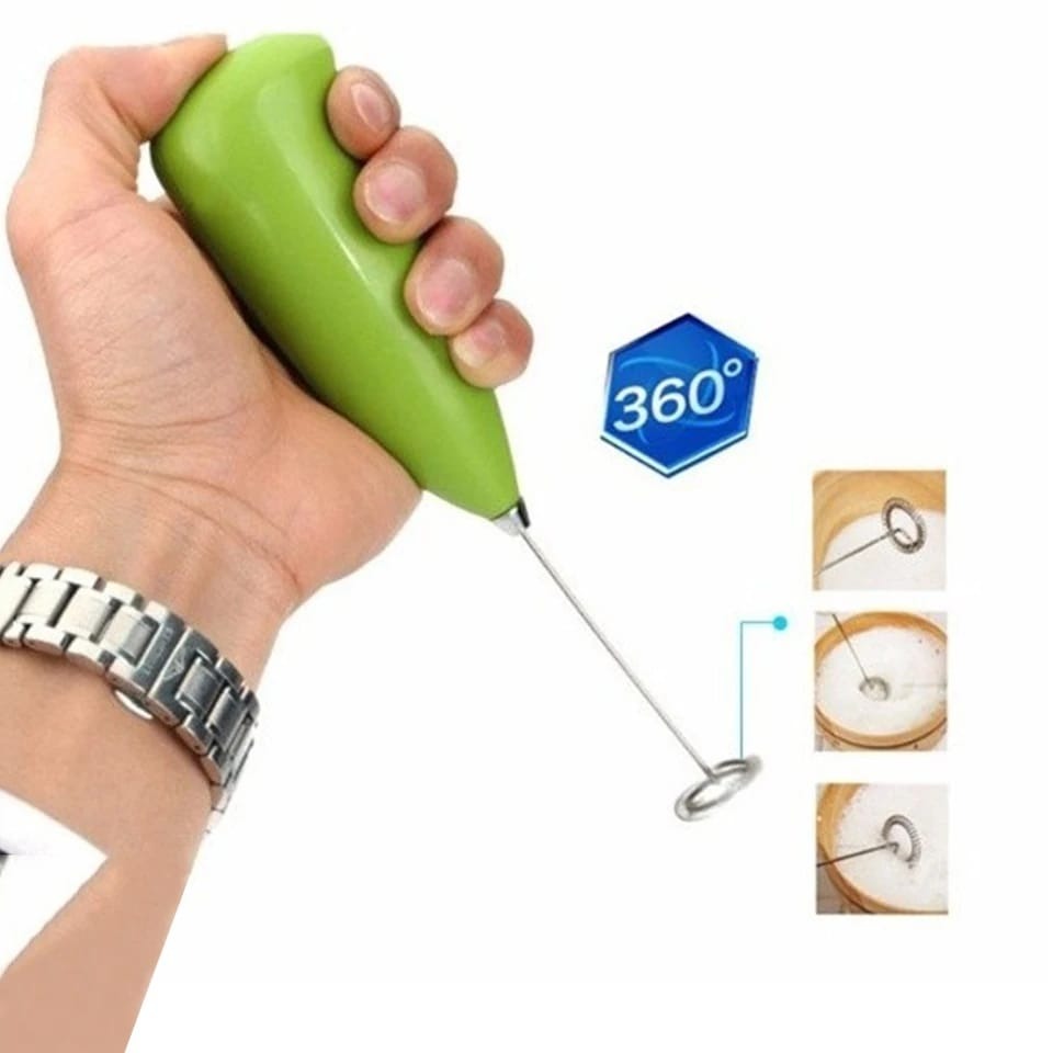 Cell Operated Coffee Beater Milk Drink Egg Whisk