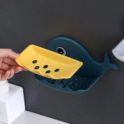 Whale Fish Shaped Soap Holder for Bathroom