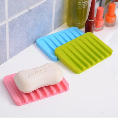 Silicone soap dish Drainer Tray