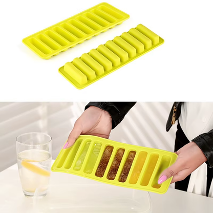 1 PC 10 Grids Silicone Ice Cube Tray