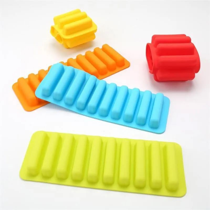 1 PC 10 Grids Silicone Ice Cube Tray