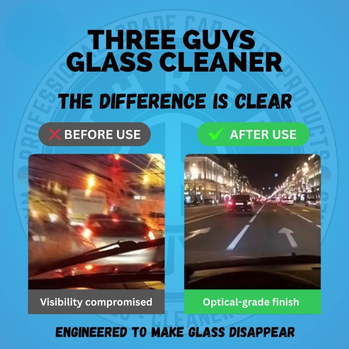 THREE GUYS Glass Cleaner Spray 250ml