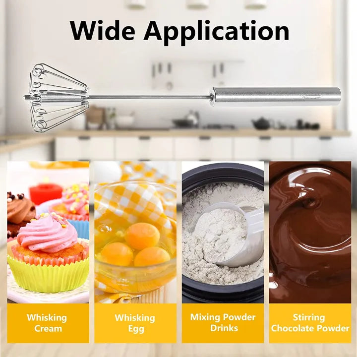 Whisk Manual Hand Push Mixer &amp; Egg beater big size