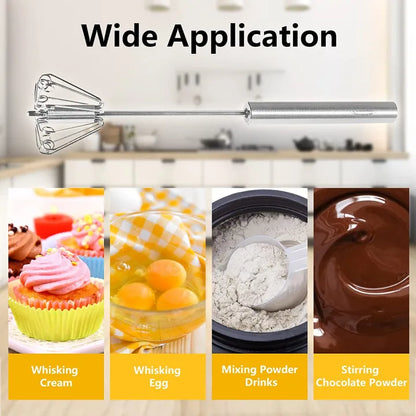 Whisk Manual Hand Push Mixer &amp; Egg beater big size