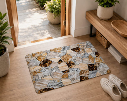 Super Absorbent Non-Slip Bathroom Floor Mat