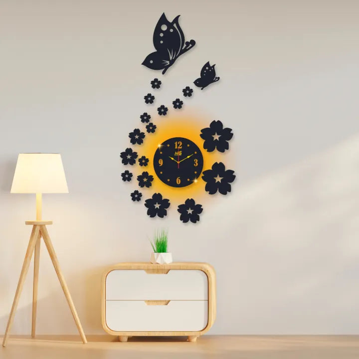 3d wall clock
