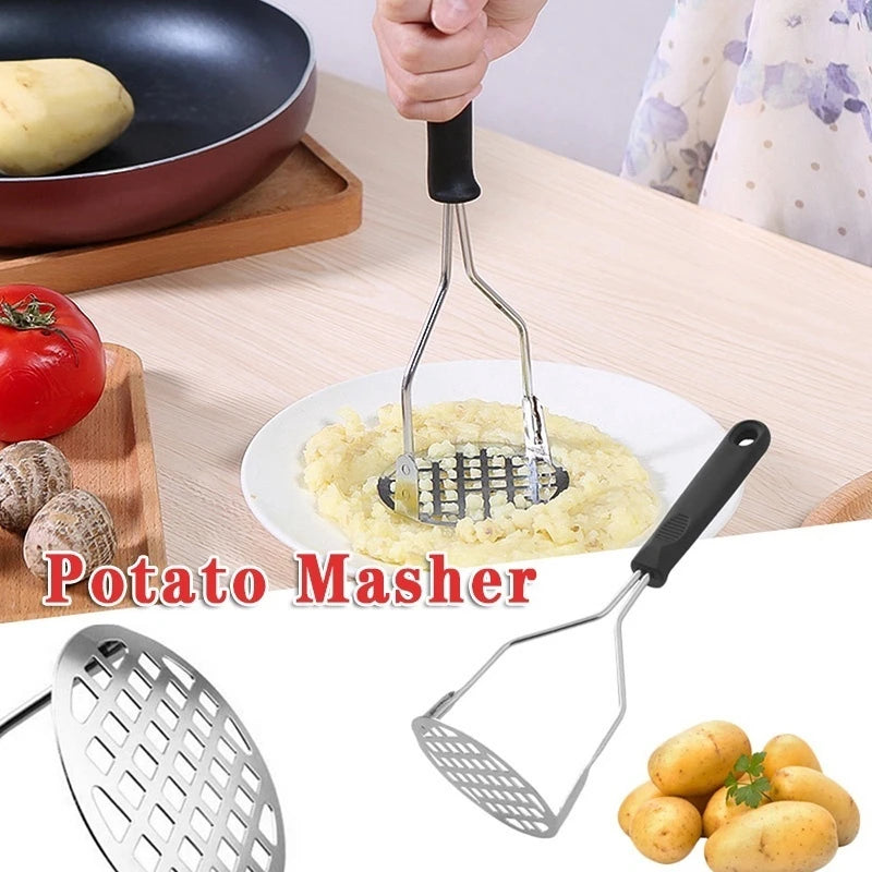 Potato Masher Stainless Steel Manual Kitchen Vegetable Ricer