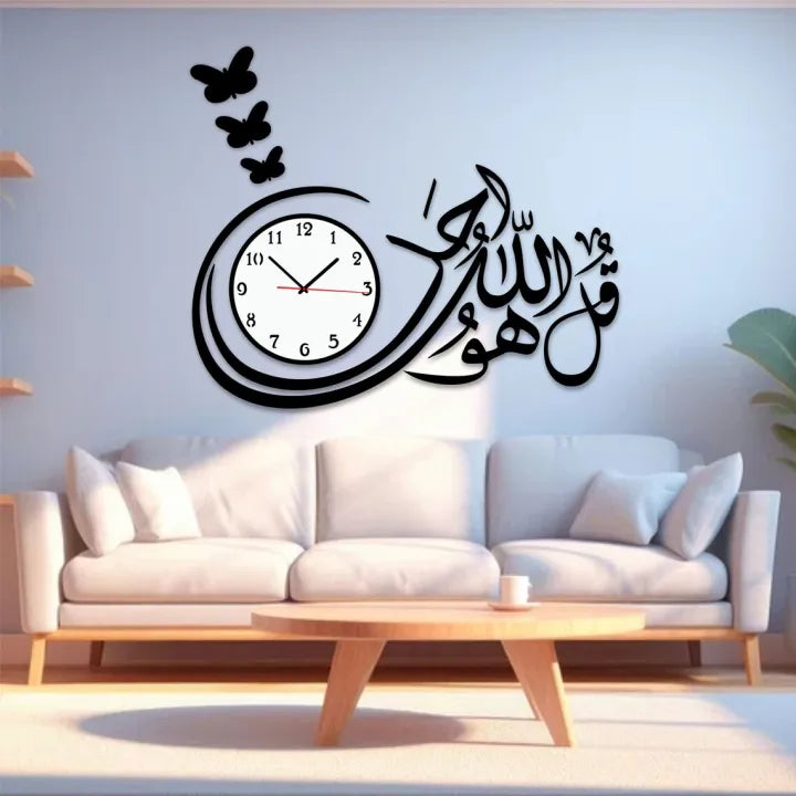 3d wall clock Wooden Wall Clock I