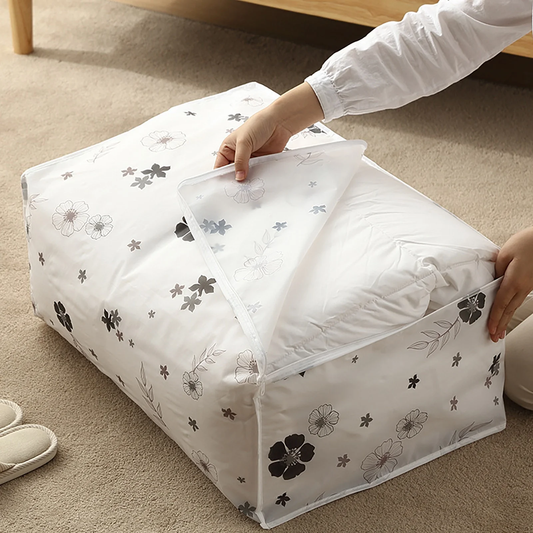 Quilt Storage Bag Waterproof Closet Organizers Zipper Folding