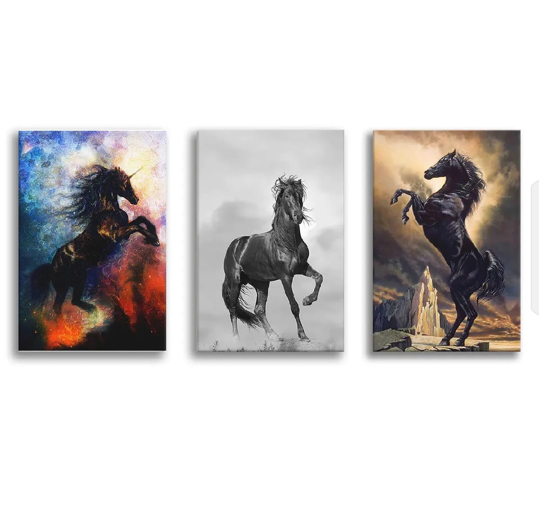 3Pcs Home Decor Photo Tiles Elegant Design Compact