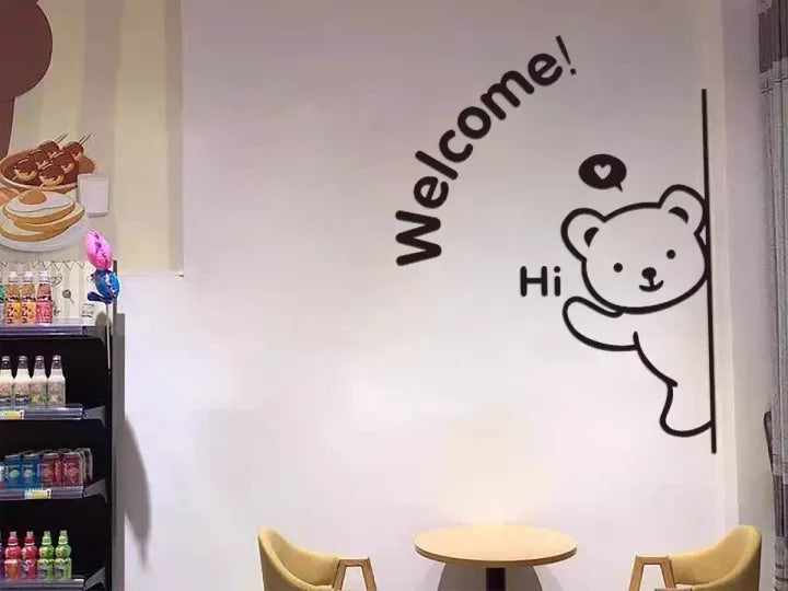 3d wall art with cute teddy bear shaped