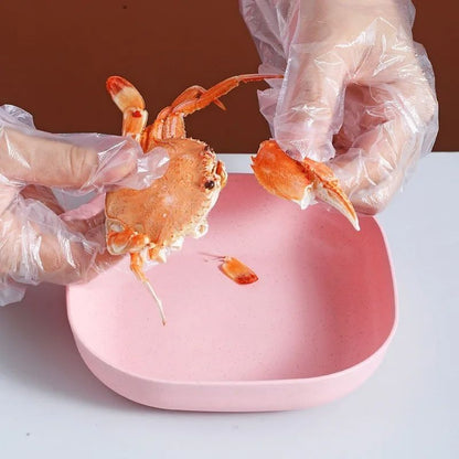 10Pcs Multi-function Spit Bone Plate Set Household Food