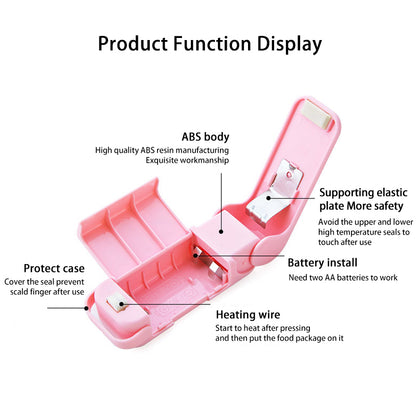 Portable Mini Sealer Home Heat Bag Plastic Food