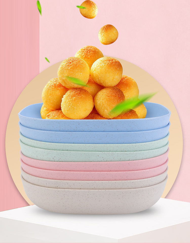 10Pcs Multi-function Eco-Friendly Colored Plastic Bone Dish Household