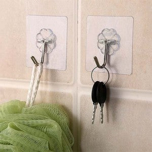 Transparent Self-Adhesive Wall Hooks Sticker