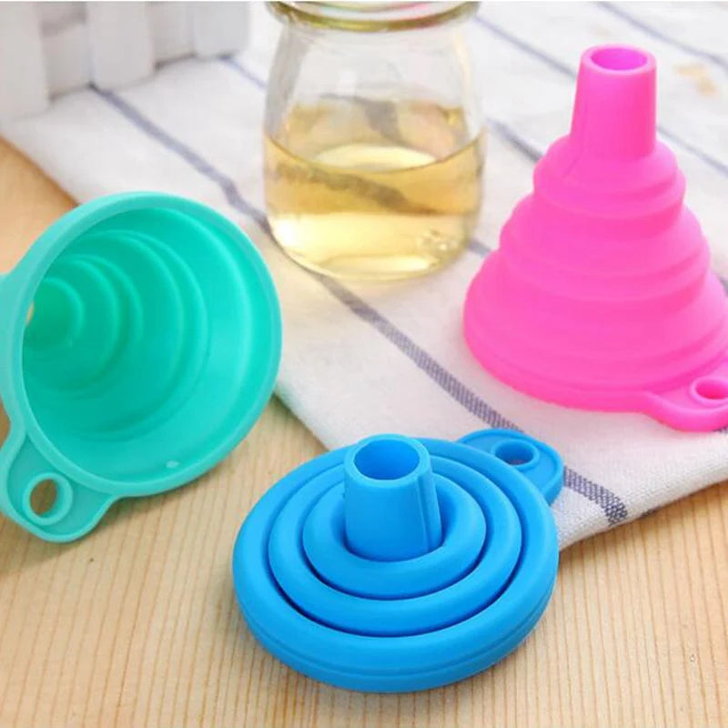 Silicone Oil Funnel, Kitchen Liquid Oil Dispensing Tool