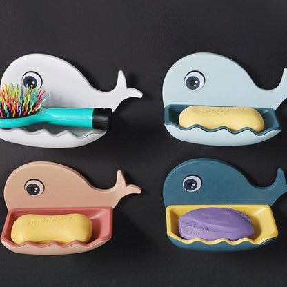 Little Whale Drain Storage Rack Dish Soap Holder