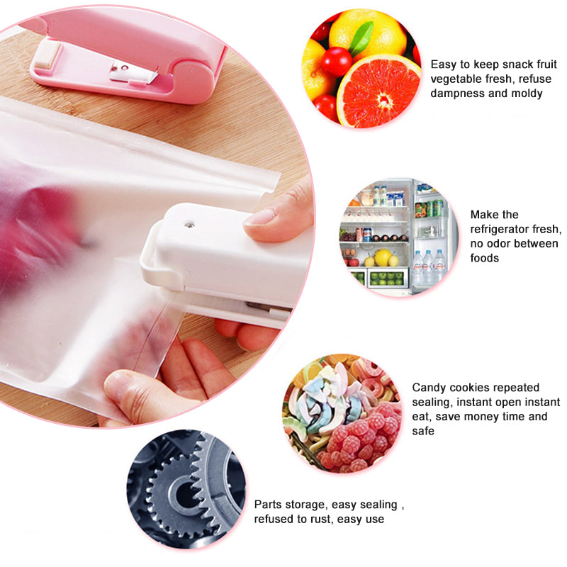 Portable Mini Sealer Home Heat Bag Plastic Food