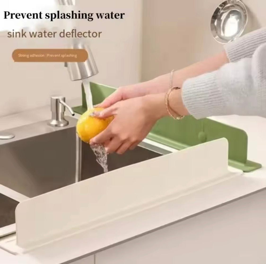 Silicone Sink Splash Guard With Suction