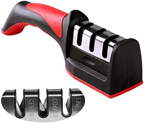 3-in-1 Knife Sharpener With Fruit And Meat Knife