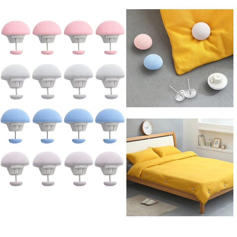 Premium Mushroom-Style Bedsheet Clips