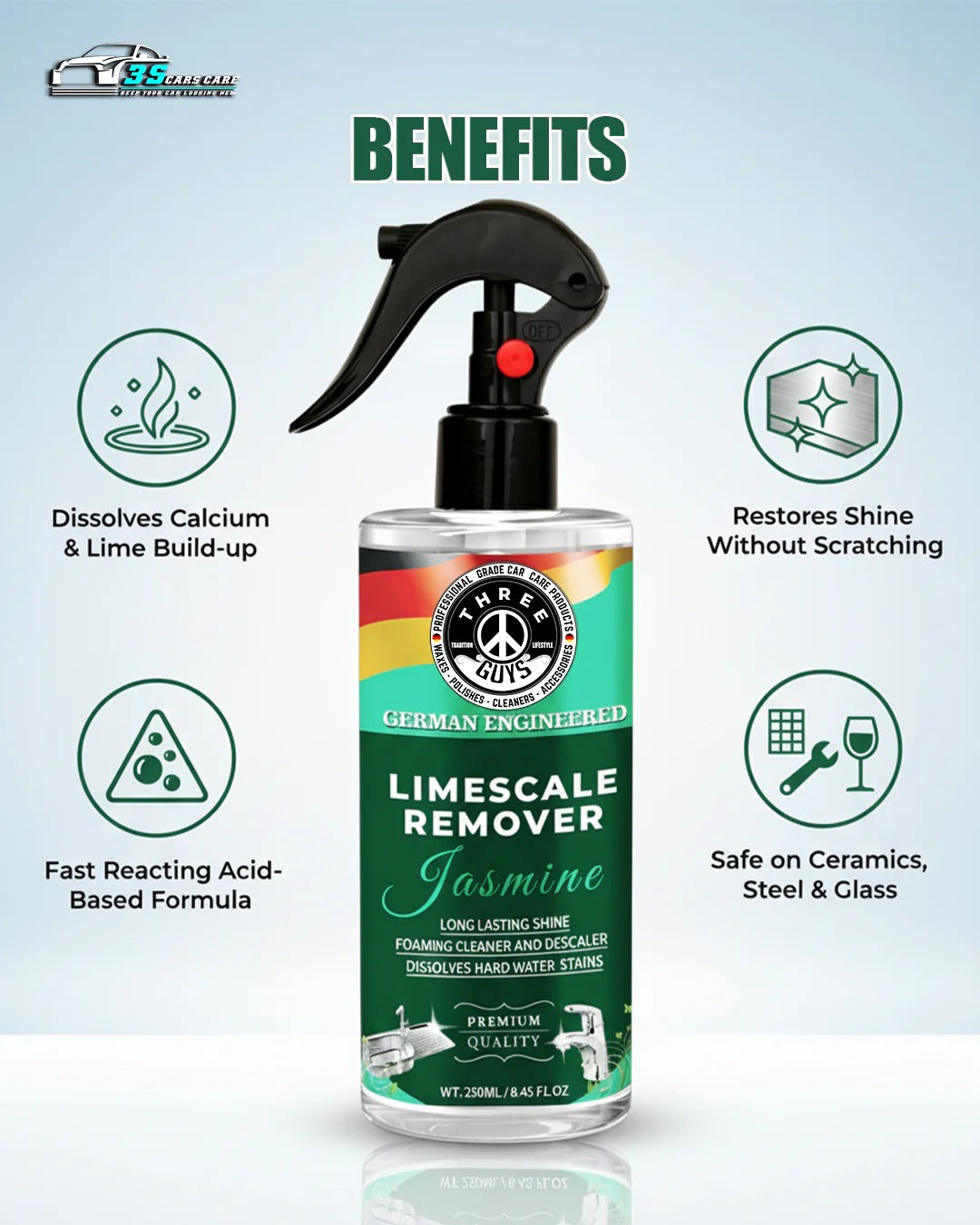 Limescale Remover – Foaming Cleaner & Hard Water Descaler