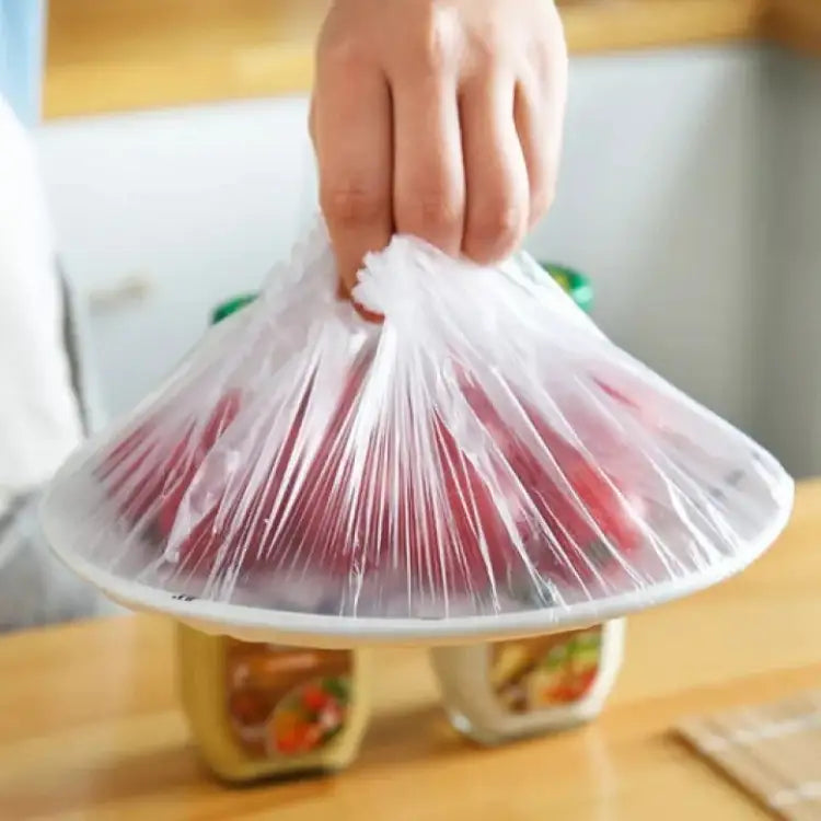 100pc Disposable Cling Film Cover Household Refrigerator Food