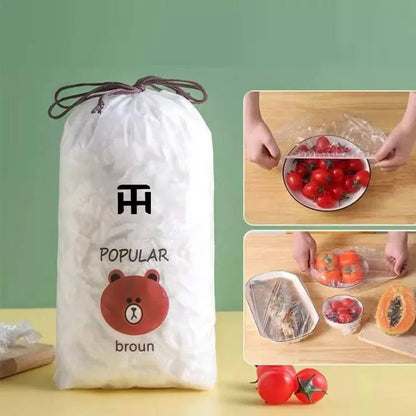 Combo Deal Disposable Food Cover Plastic Wrap 100