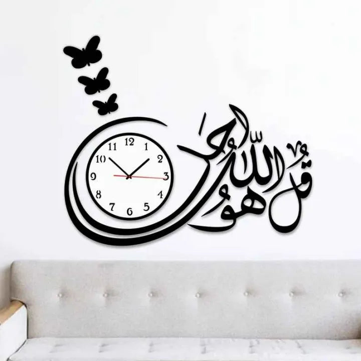 3d wall clock Wooden Wall Clock I