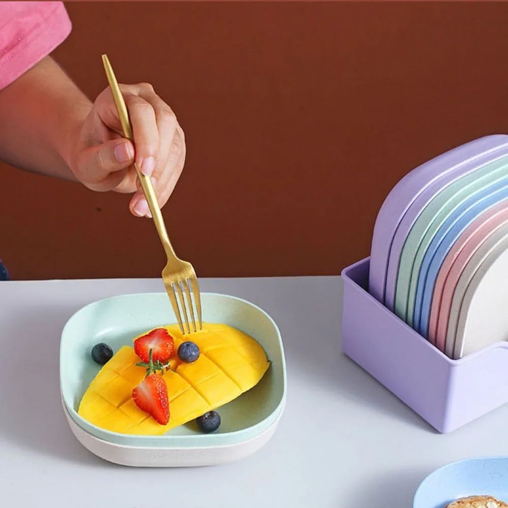 10Pcs Multi-function Spit Bone Plate Set Household Food