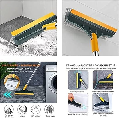2 in 1 Floor Cleaning Brush Bathroom Tile