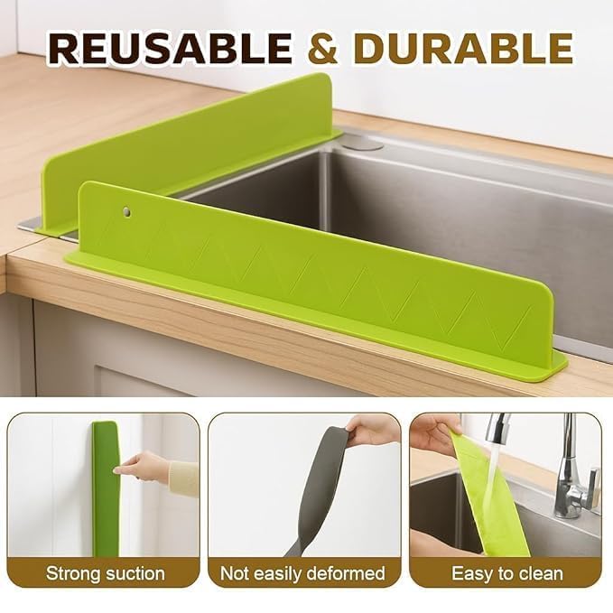 Silicon Sink Splash Guard Durable Quality Flexible Design