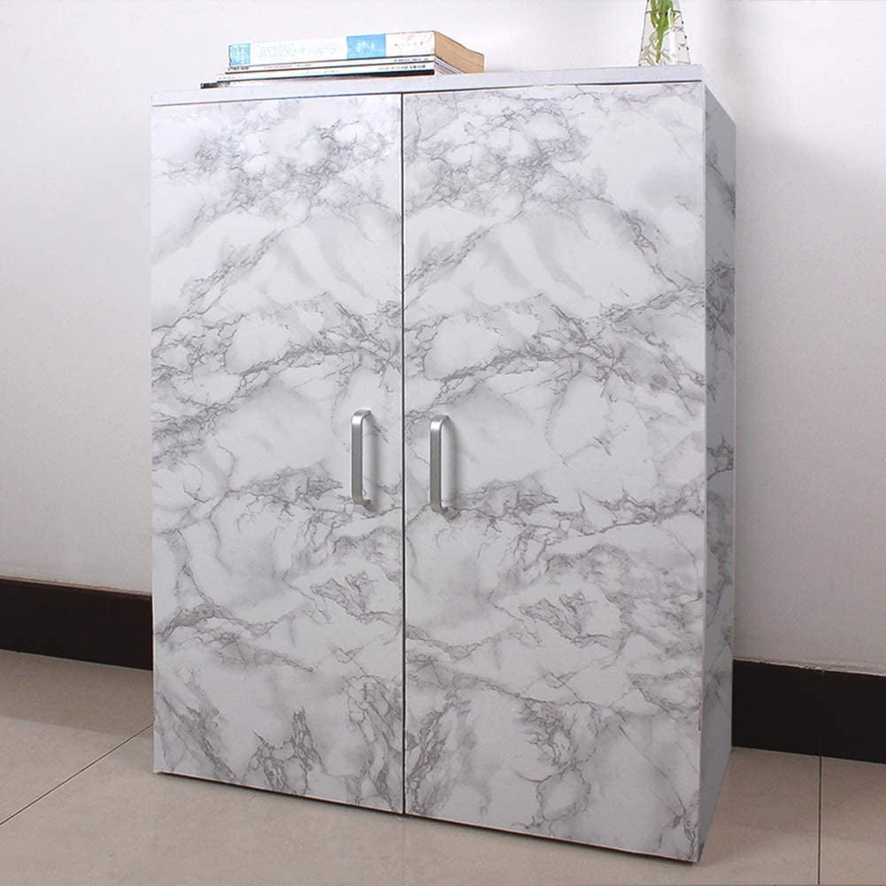Self Adhesive White Marble Sheet For Kitchen