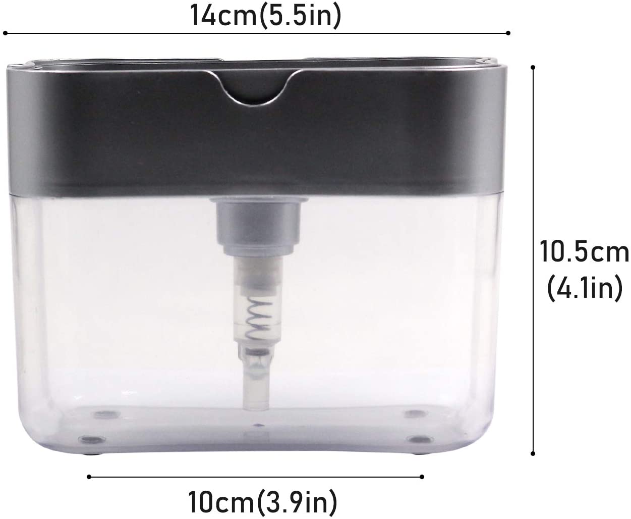 2-in-1 Multi-function Dishwashing Liquid Box Soap Pump Dispenser