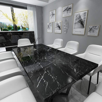 Self Adhesive Black Marble Sheet For Kitchen