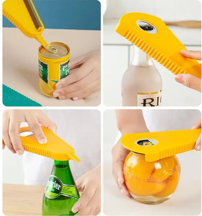 Creative Multi-Function Bottle Opener Jar Opener Twist Grip