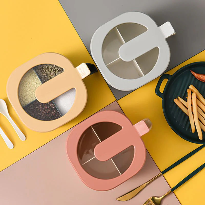 Combo Deal - 4 Section Spice Container Box