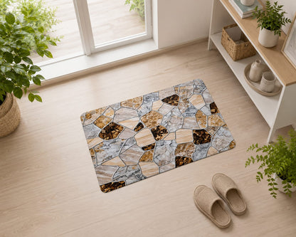 Super Absorbent Non-Slip Bathroom Floor Mat