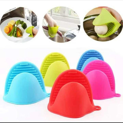 1 Pair Silicone Heat Resistant Glove Clip