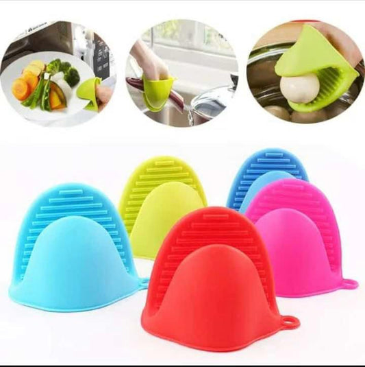 1 Pair Silicone Heat Resistant Glove Clip